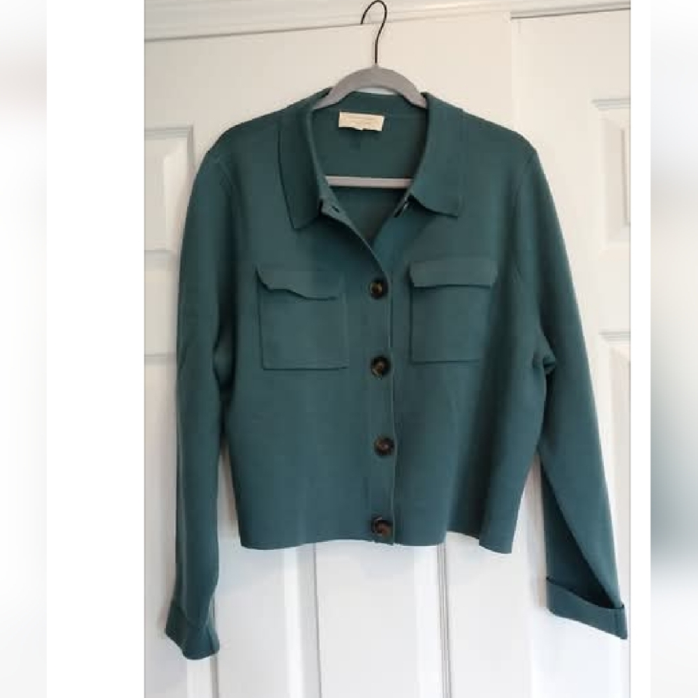 Sezane Betty Cardigan Merino Wool NWOT - Picture 2 of 2